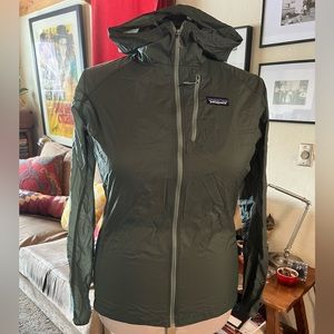 Patagonia Forest Green Houdini Jacket